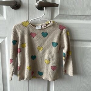 Love  hearts Zara kids size 2-3 T great condition